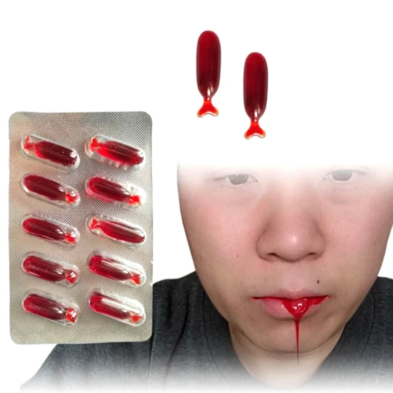 10Pcs Fake Blood Pill