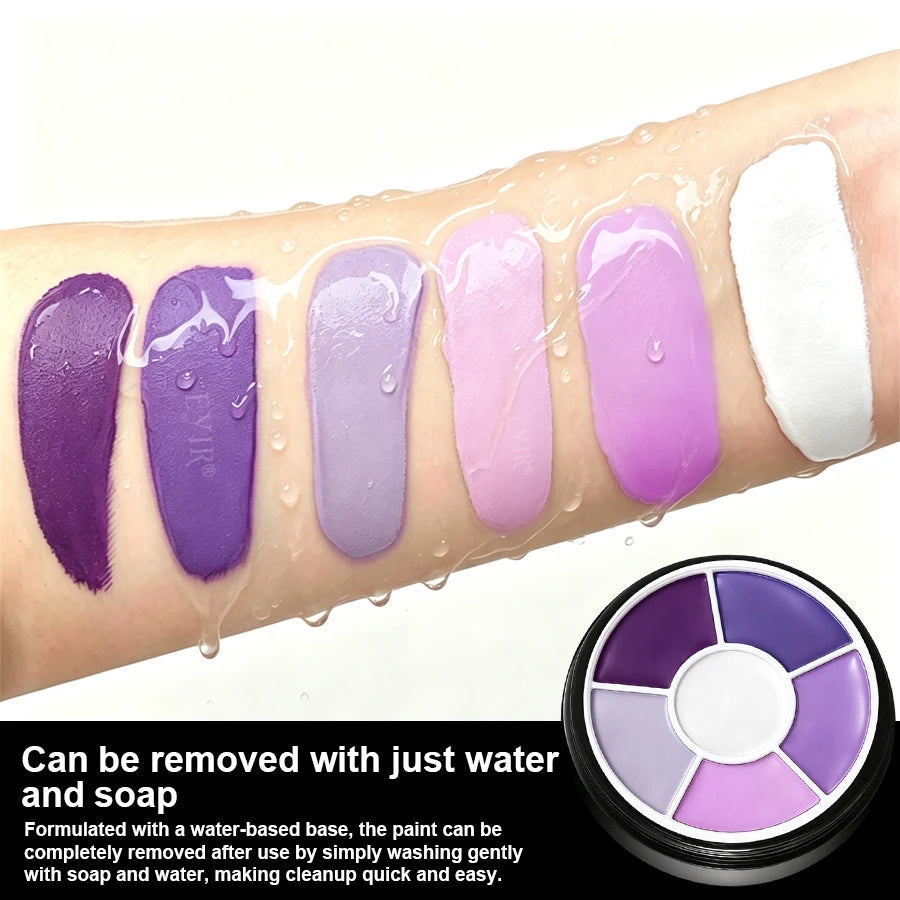 Purple Body Paint 6 colors