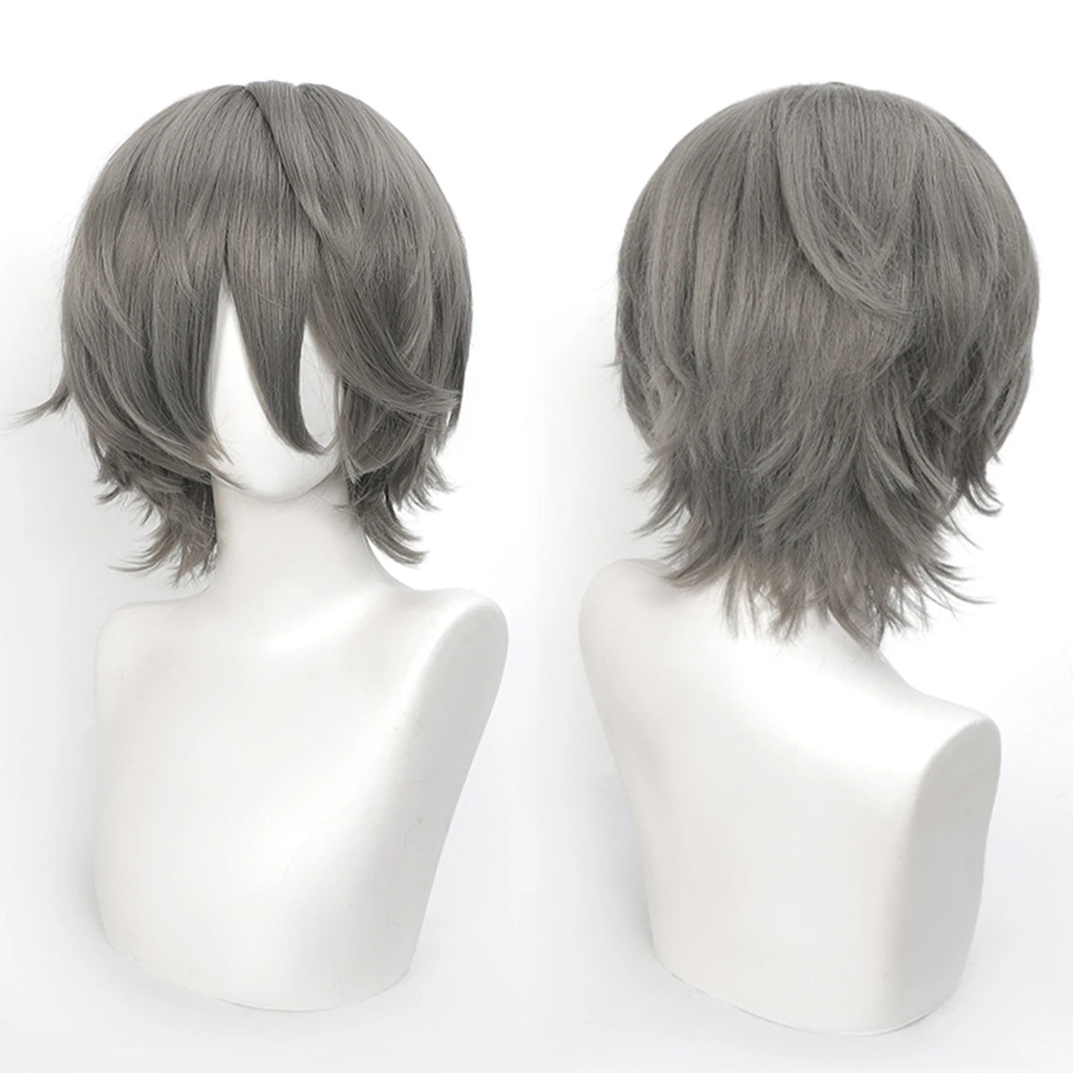 Short Synthetic Wig with Air Bangs
