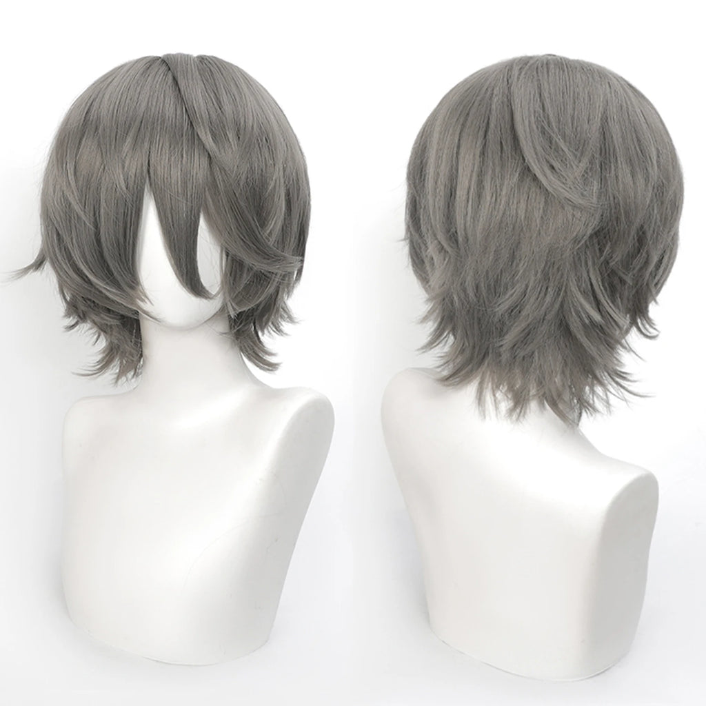 Short Synthetic Wig with Air Bangs