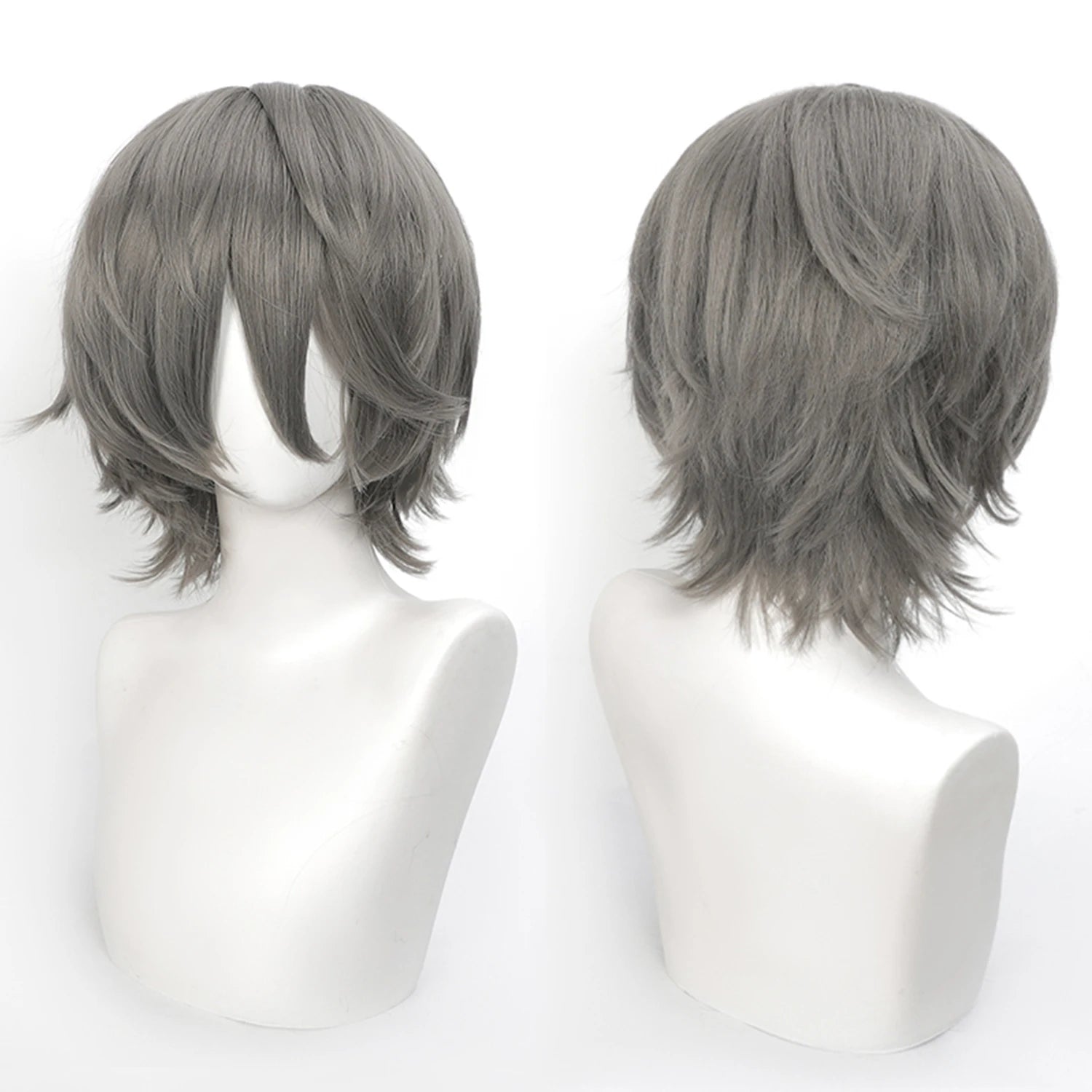 Short Synthetic Wig with Air Bangs