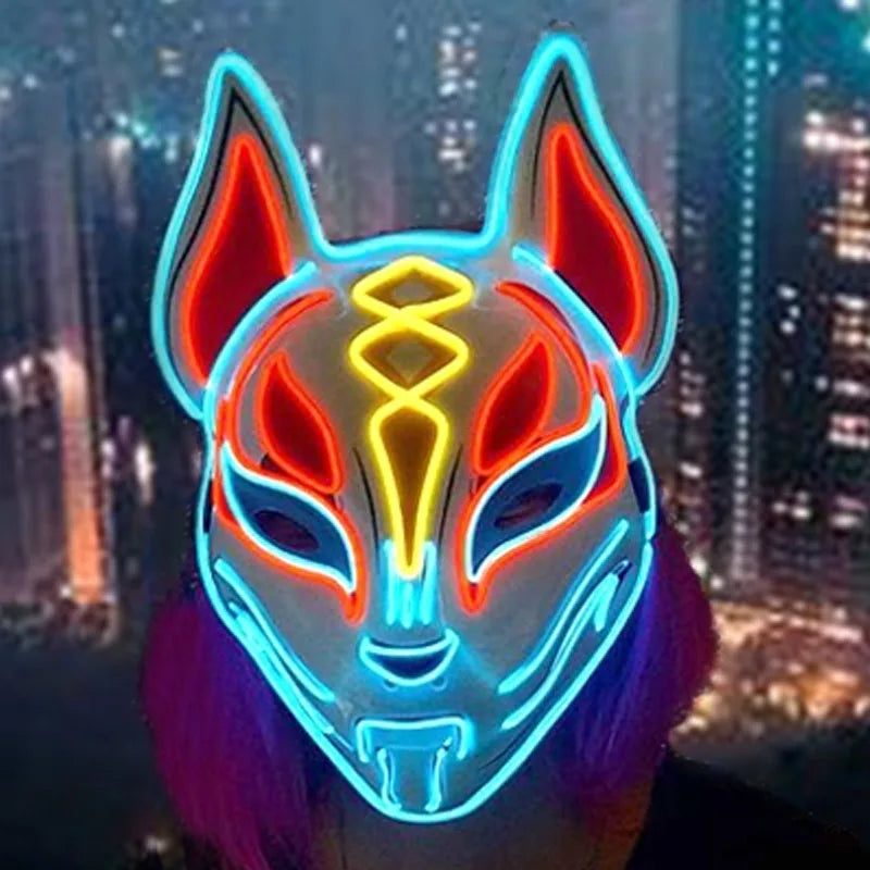 Demon dog half mask