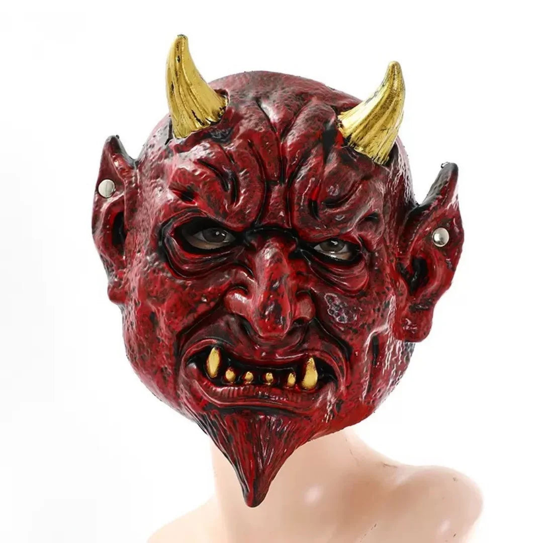 Red Devil Horn Mask