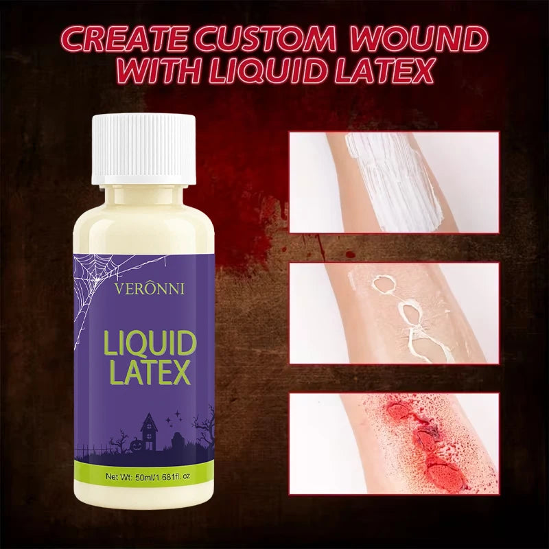 Liquid Latex SFX Makeup Adhesive 50ml 30ml