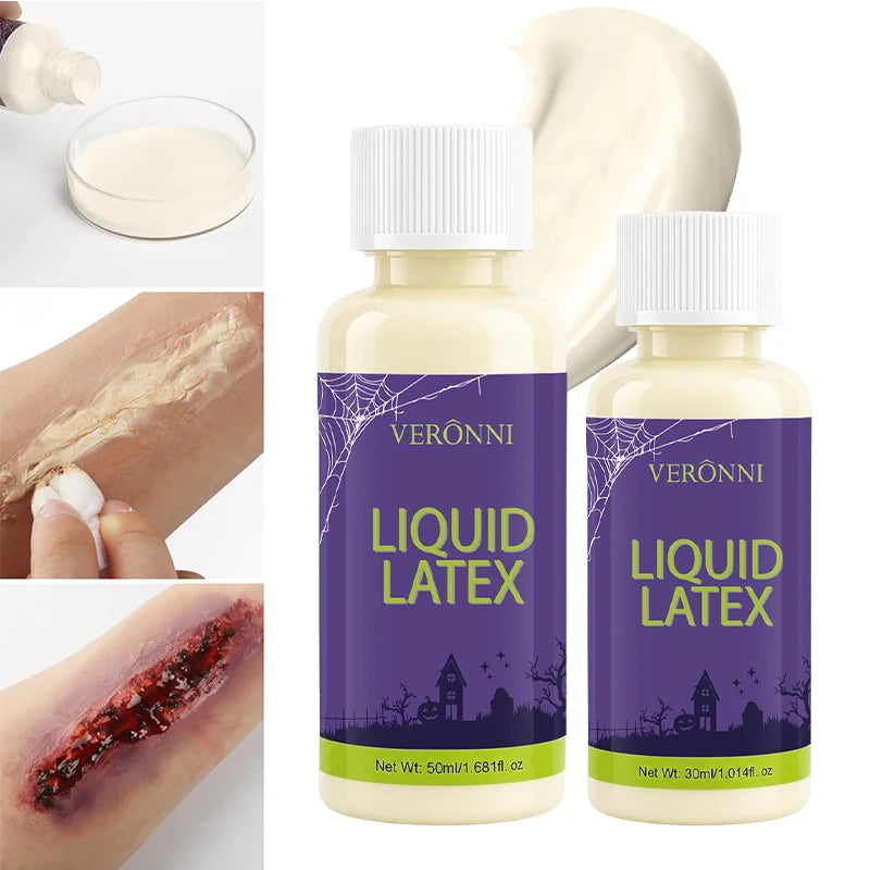 Liquid Latex SFX Makeup Adhesive 50ml 30ml