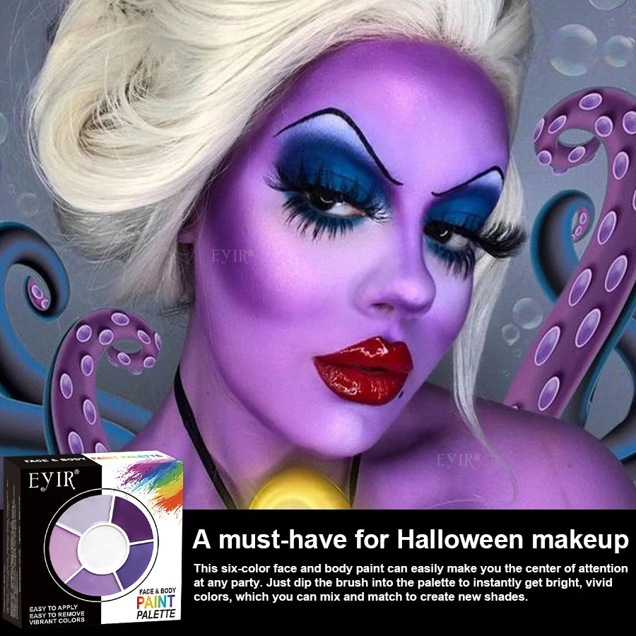 Purple Body Paint 6 colors