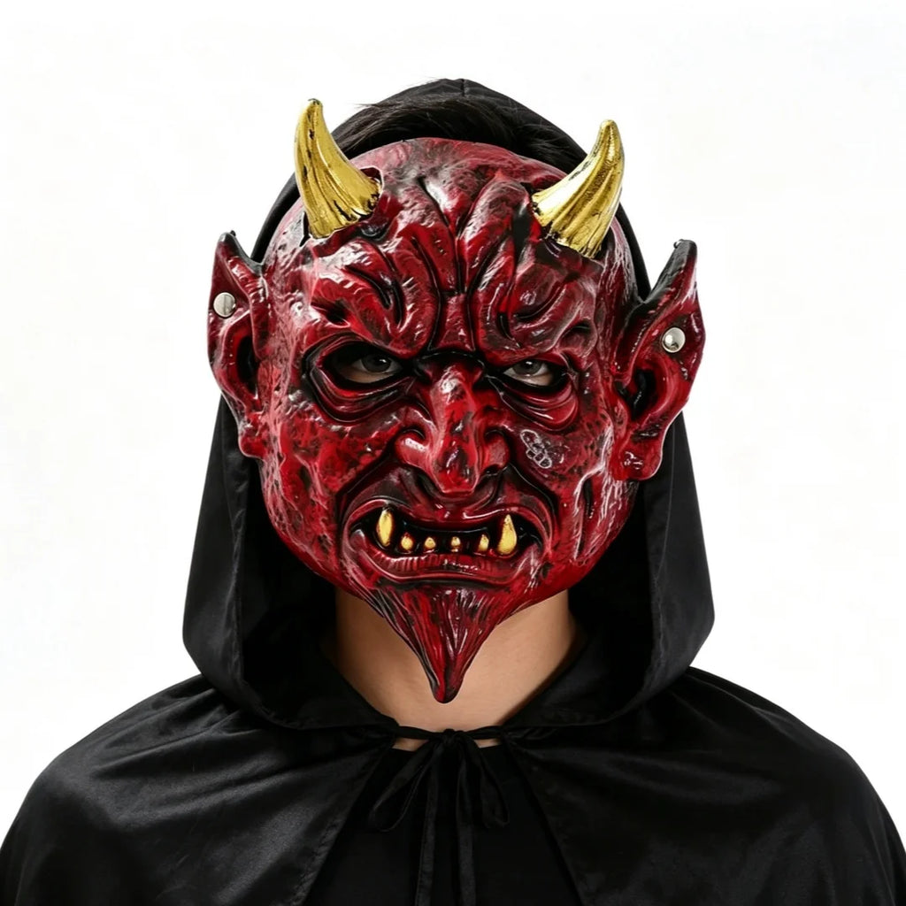Red Devil Horn Mask