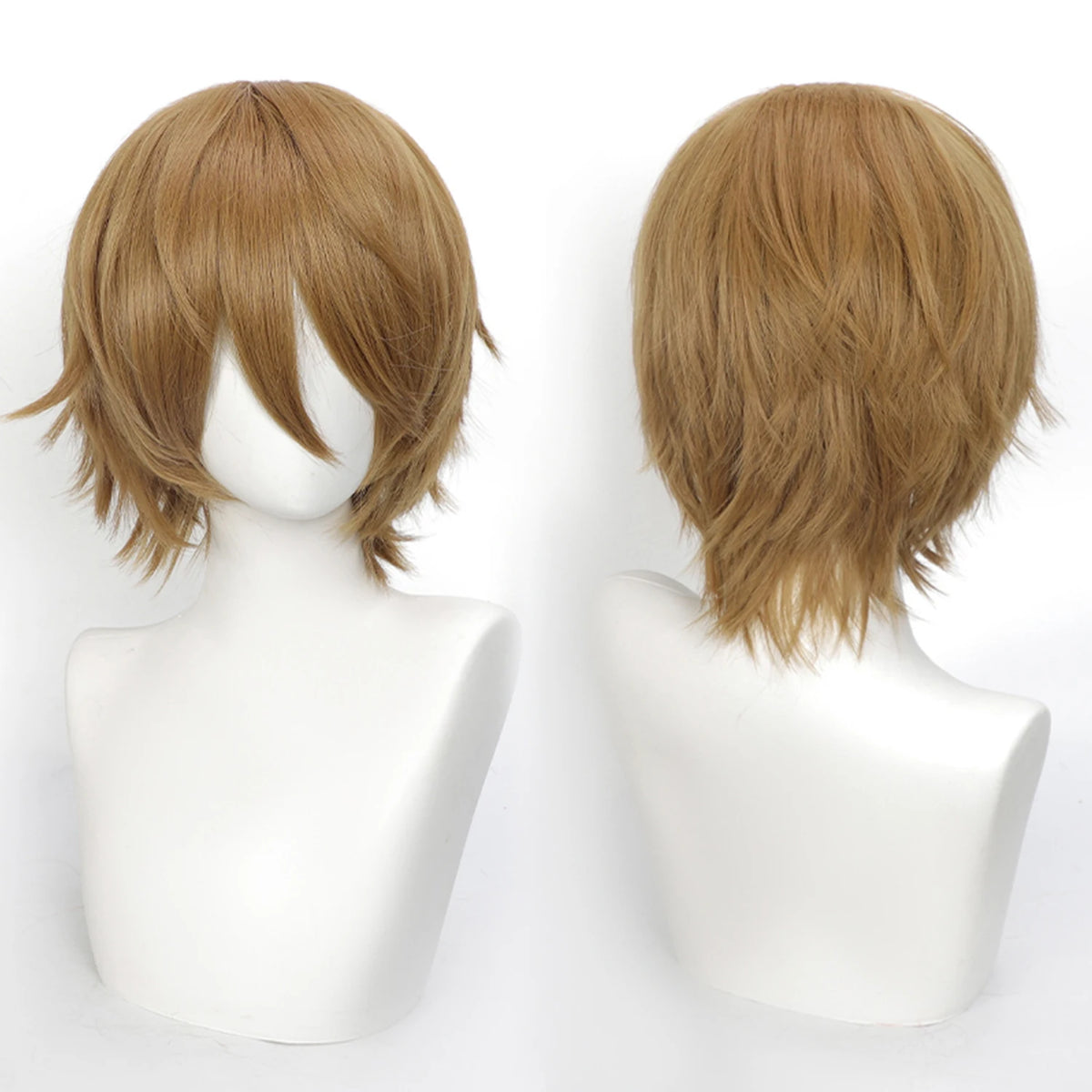 Short Synthetic Wig with Air Bangs