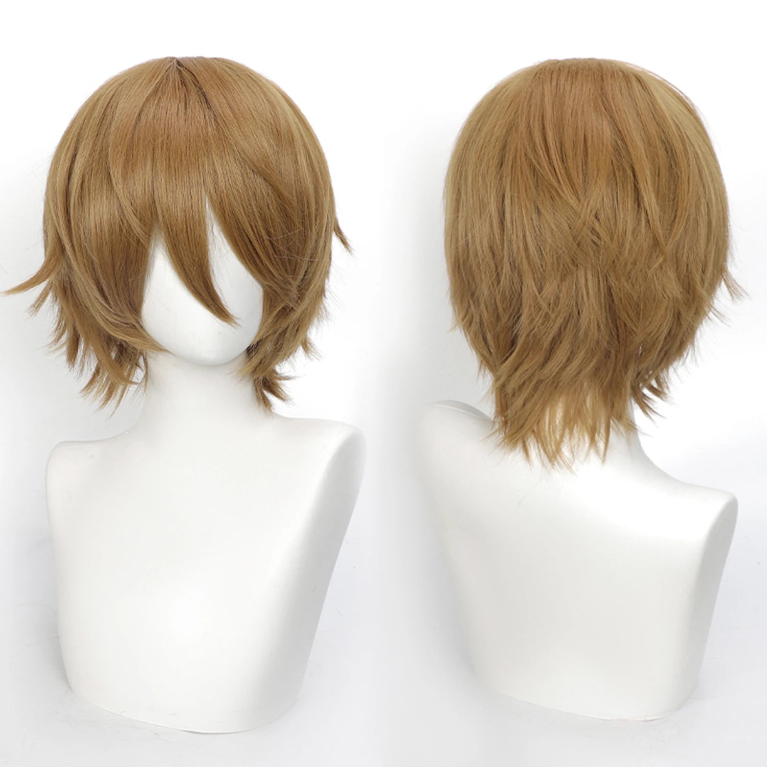 Short Synthetic Wig with Air Bangs
