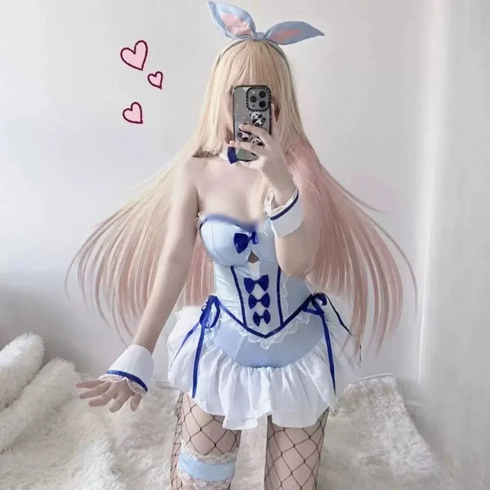Sexy blue bunny