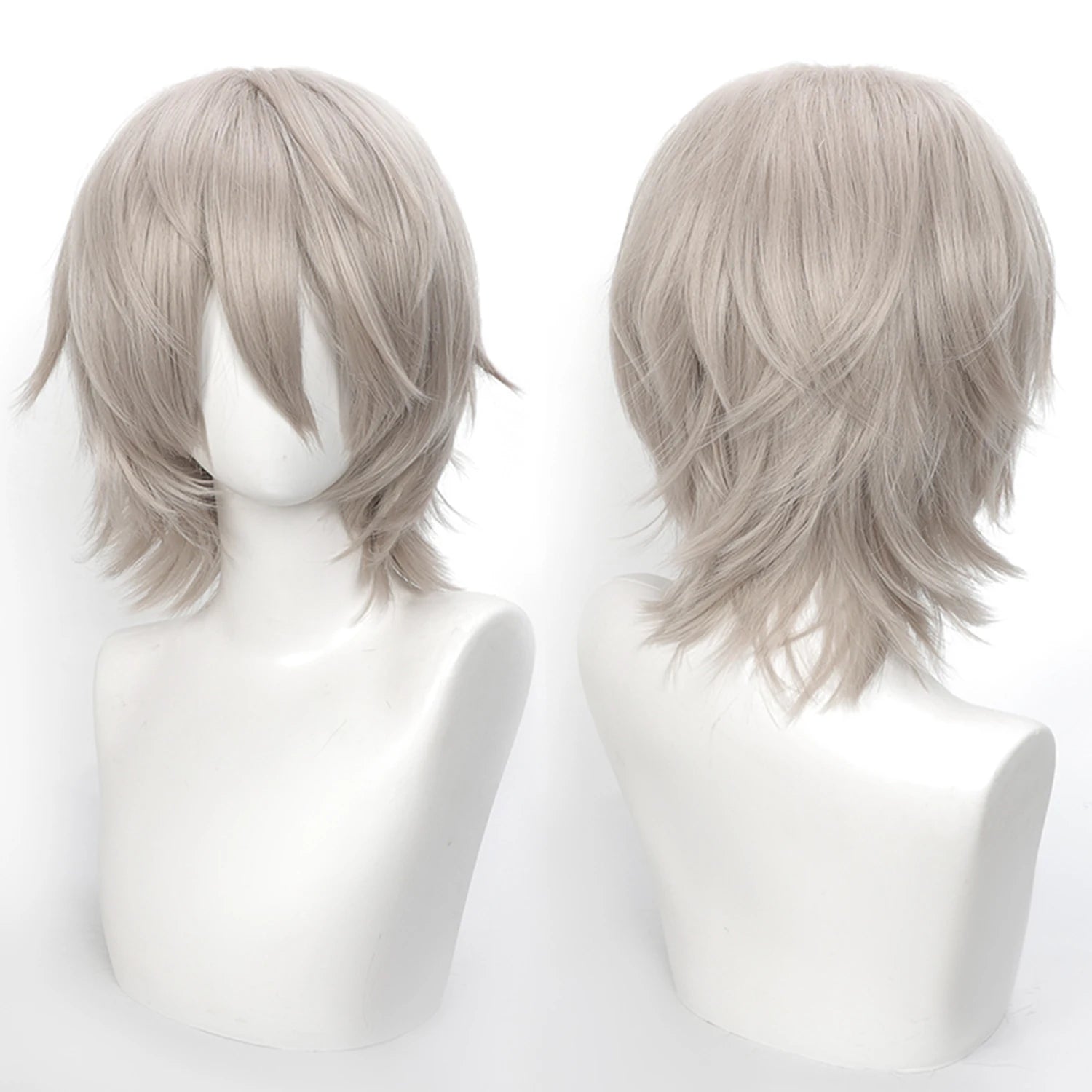 Short Synthetic Wig with Air Bangs