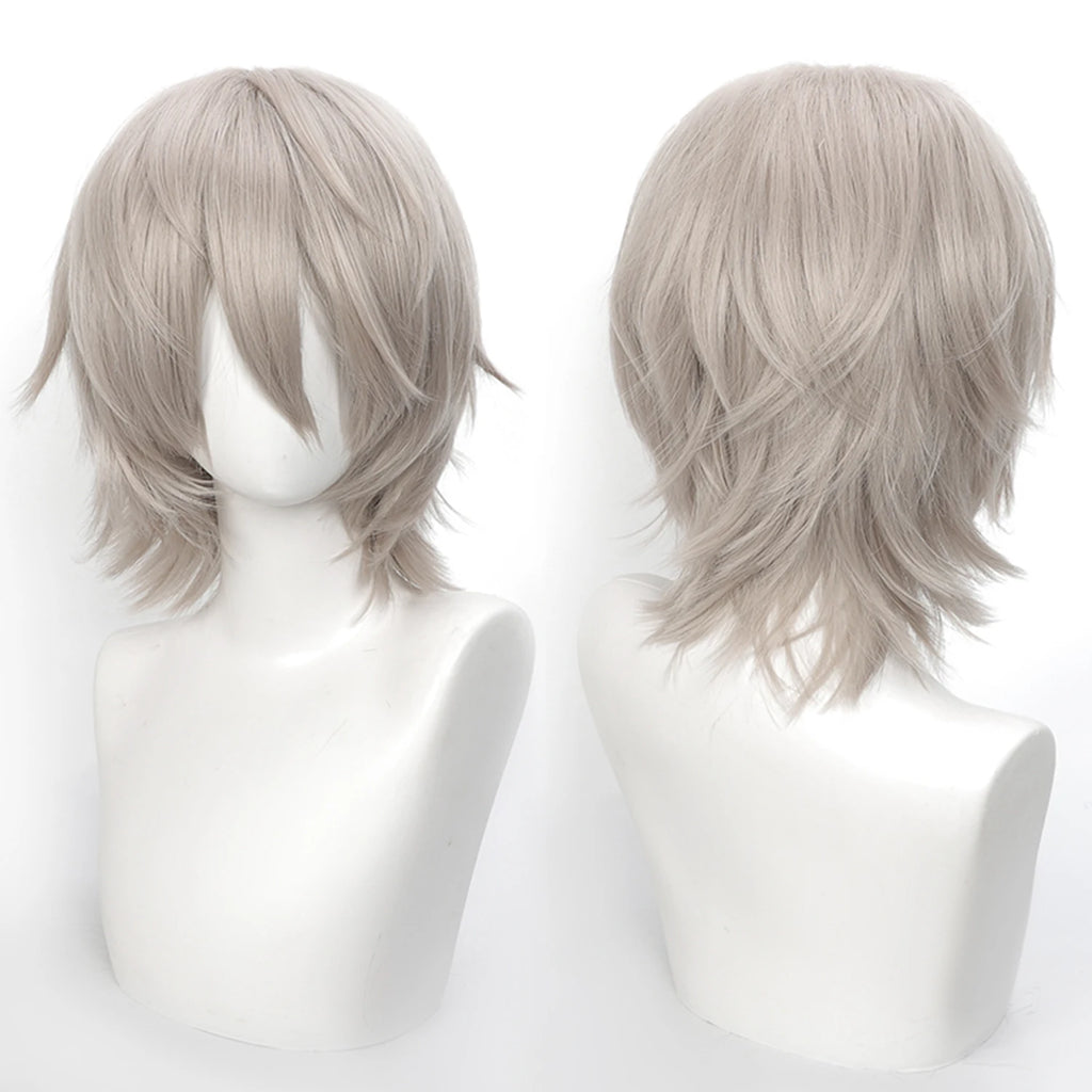 Short Synthetic Wig with Air Bangs