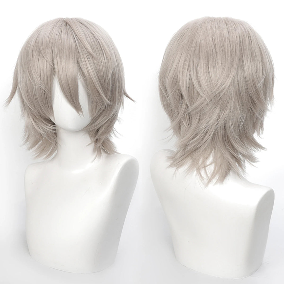 Short Synthetic Wig with Air Bangs