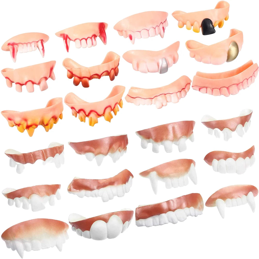 24pcs Halloween Fake Teeth