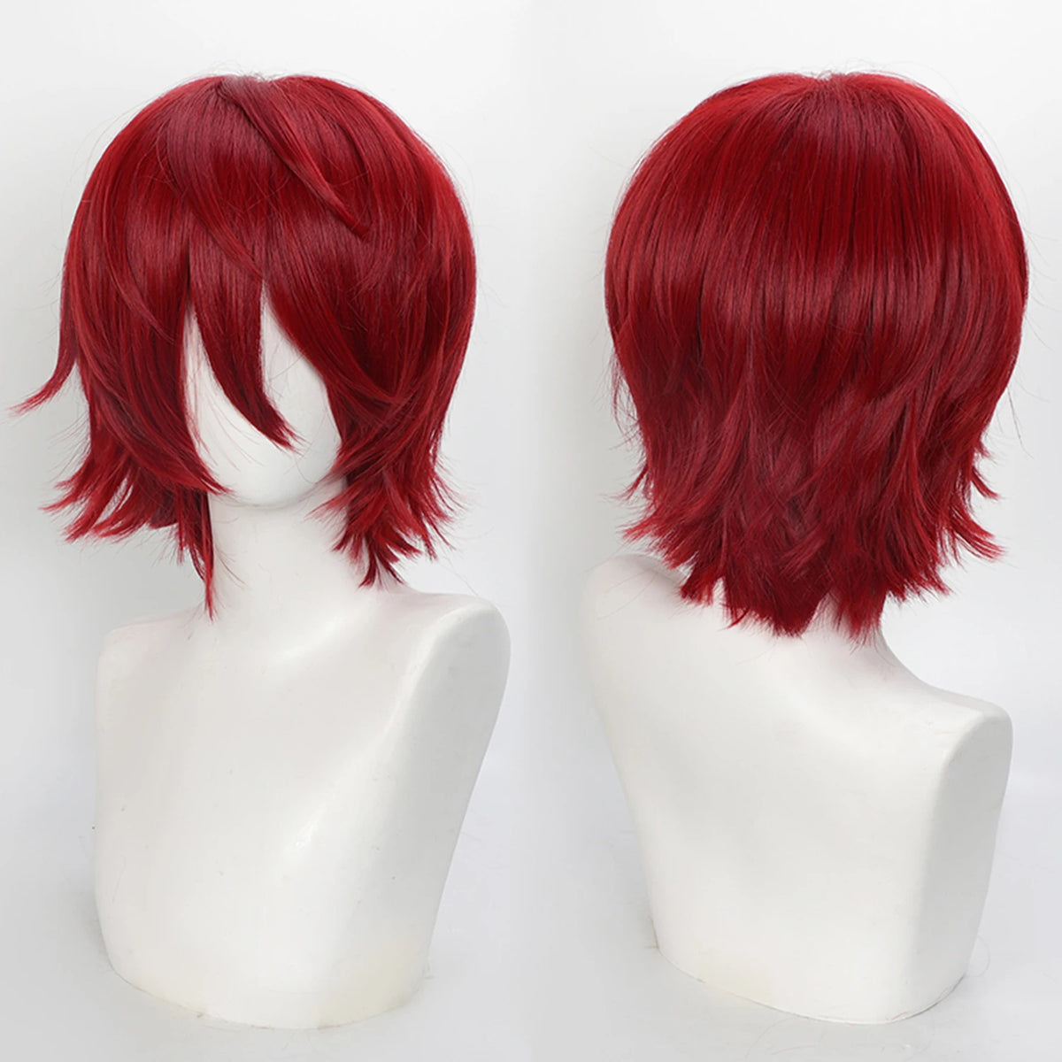 Short Synthetic Wig with Air Bangs
