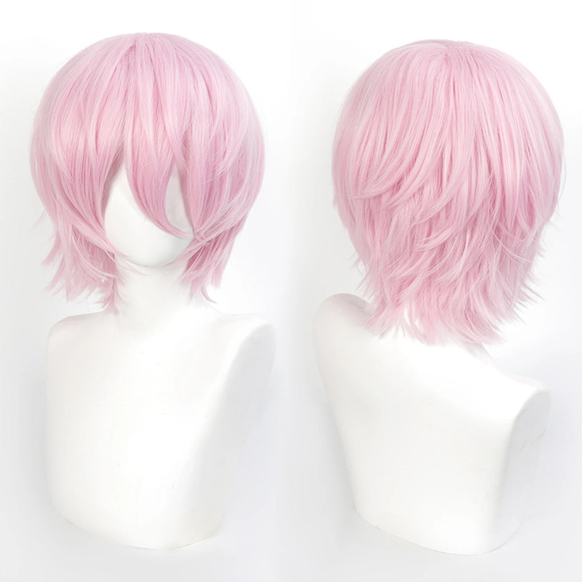 Short Synthetic Wig with Air Bangs