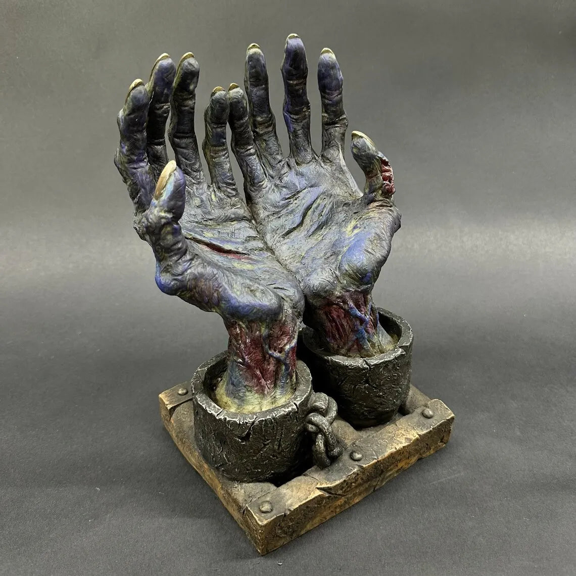 Zombie Hand Statue Bookshelf Figurine
