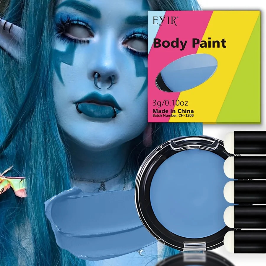 12 Color UV Reactive Face Paint