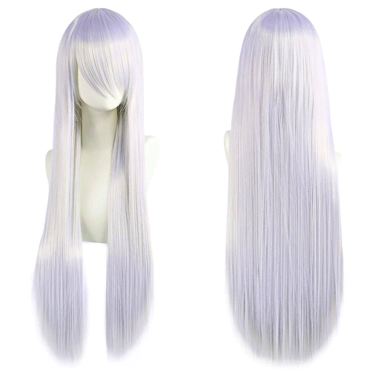 Long Synthetic Wig w Bangs