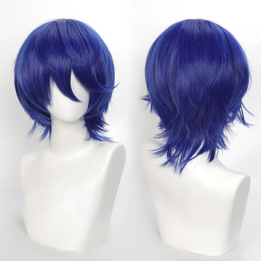 Short Synthetic Wig with Air Bangs