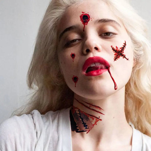 30pcs Waterproof Halloween Tattoo