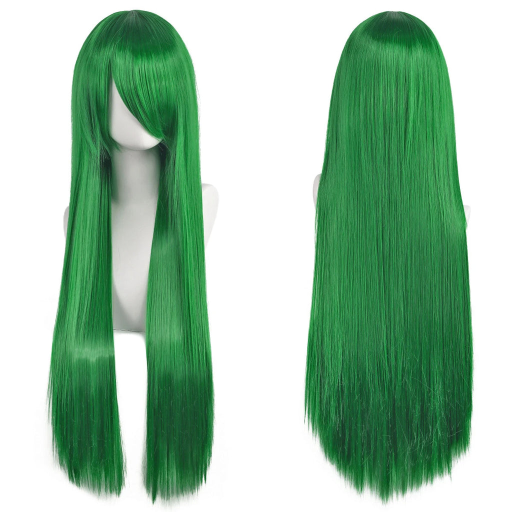 Long Synthetic Wig w Bangs