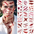 20 Sheets 3D Realistic Scar Tattoos