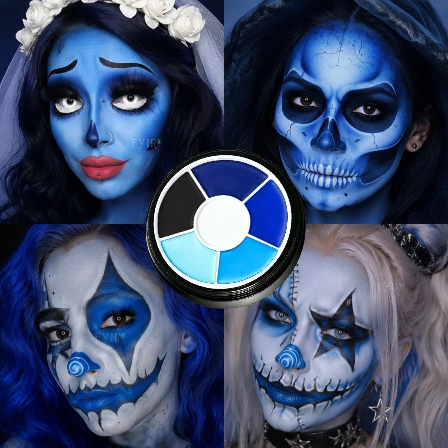 Blue Body Paint 6 Colors