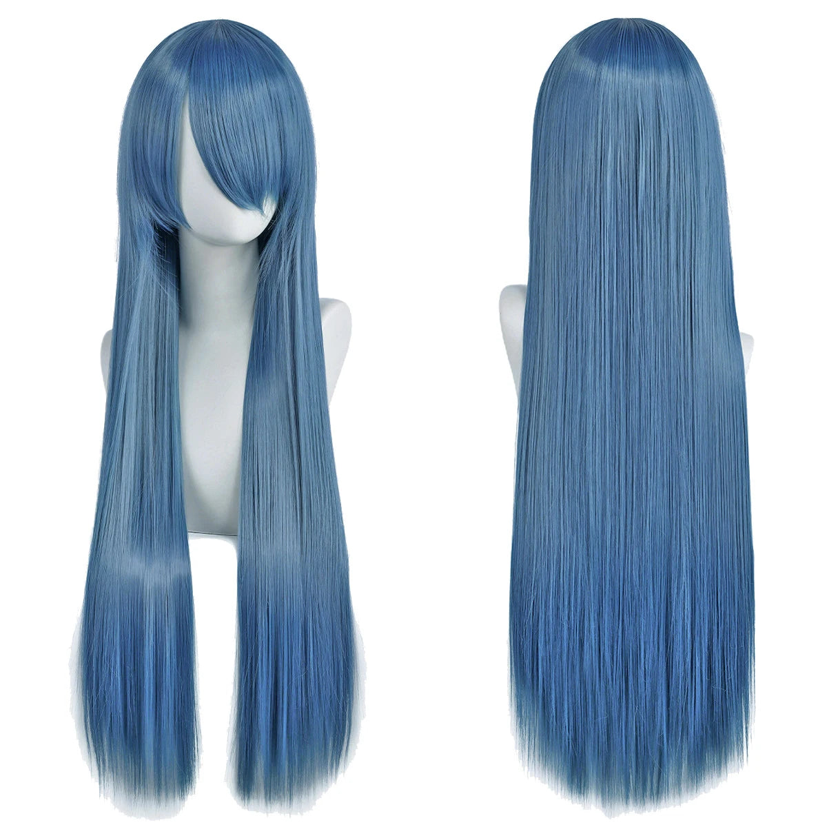 Long Synthetic Wig w Bangs
