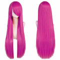 Long Synthetic Wig w Bangs