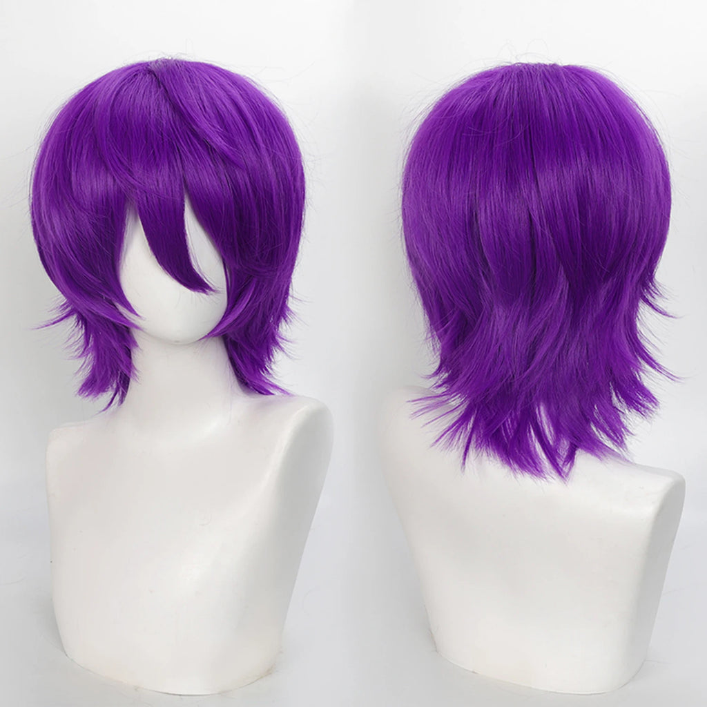 Short Synthetic Wig with Air Bangs