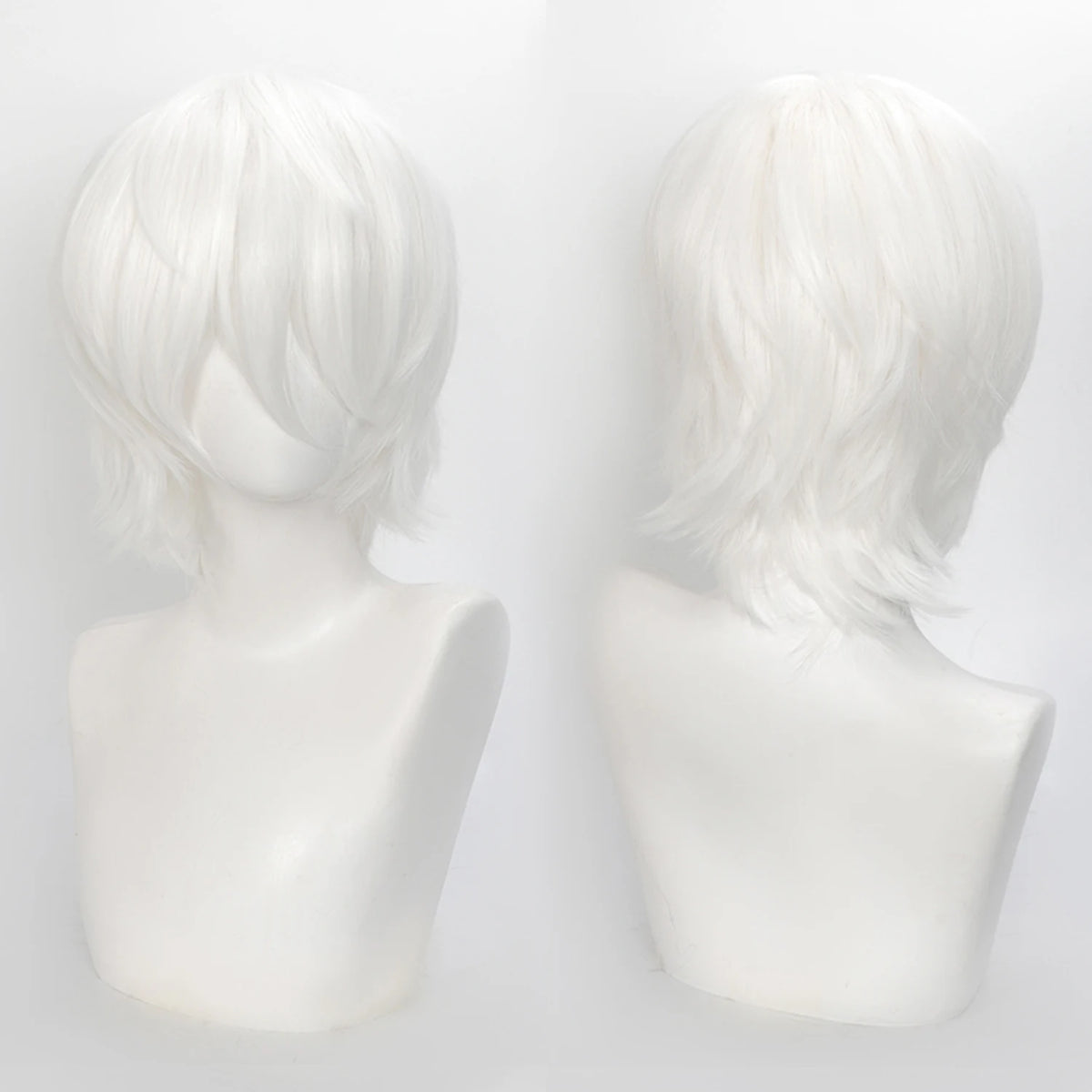 Short Synthetic Wig with Air Bangs