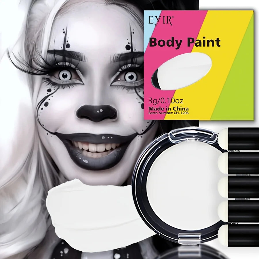 12 Color UV Reactive Face Paint