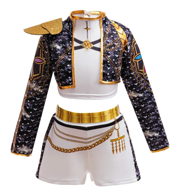 Girls Hip Hop Dance Outfit Set Multi Styles
