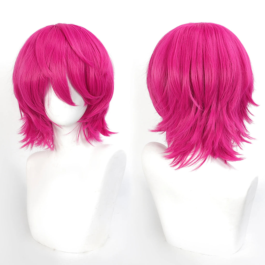 Short Synthetic Wig with Air Bangs