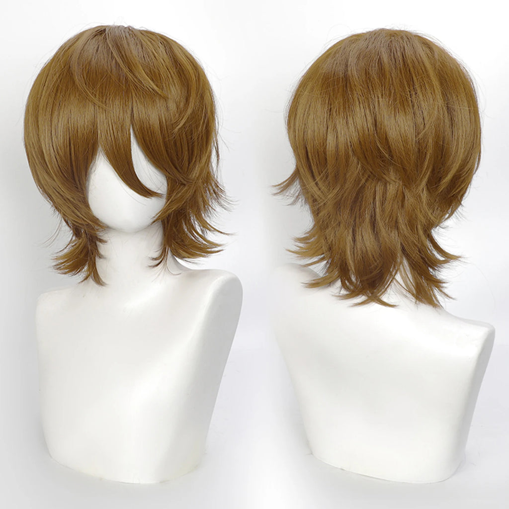 Short Synthetic Wig with Air Bangs