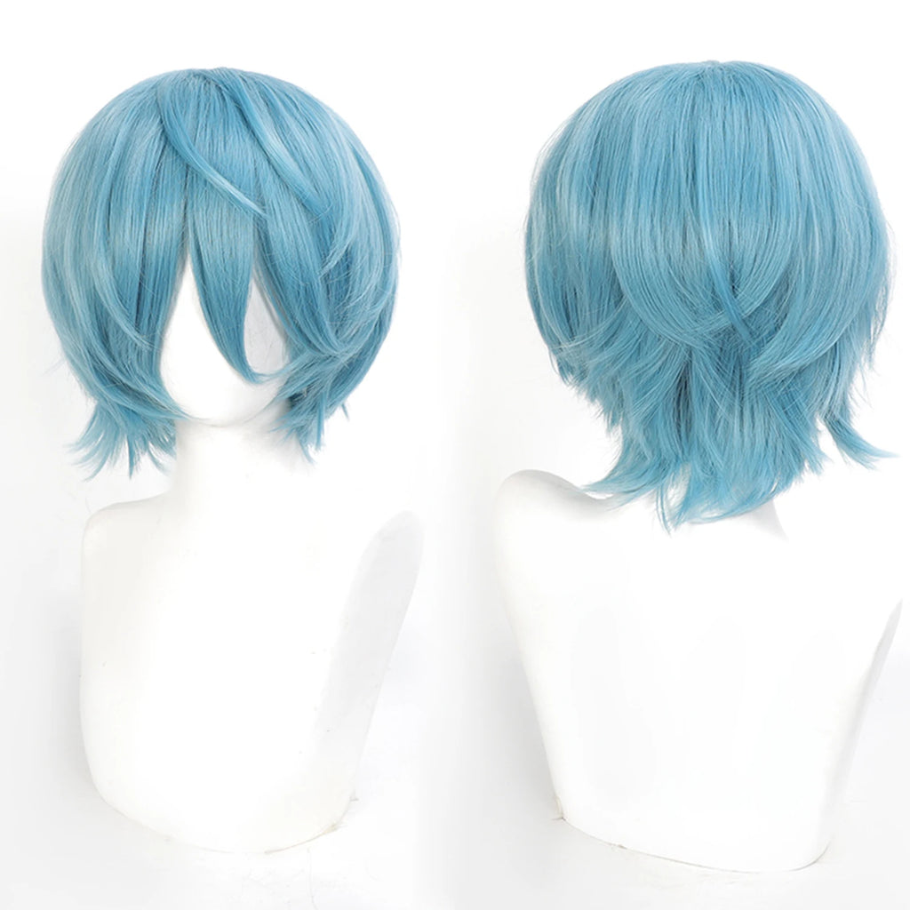 Short Synthetic Wig with Air Bangs