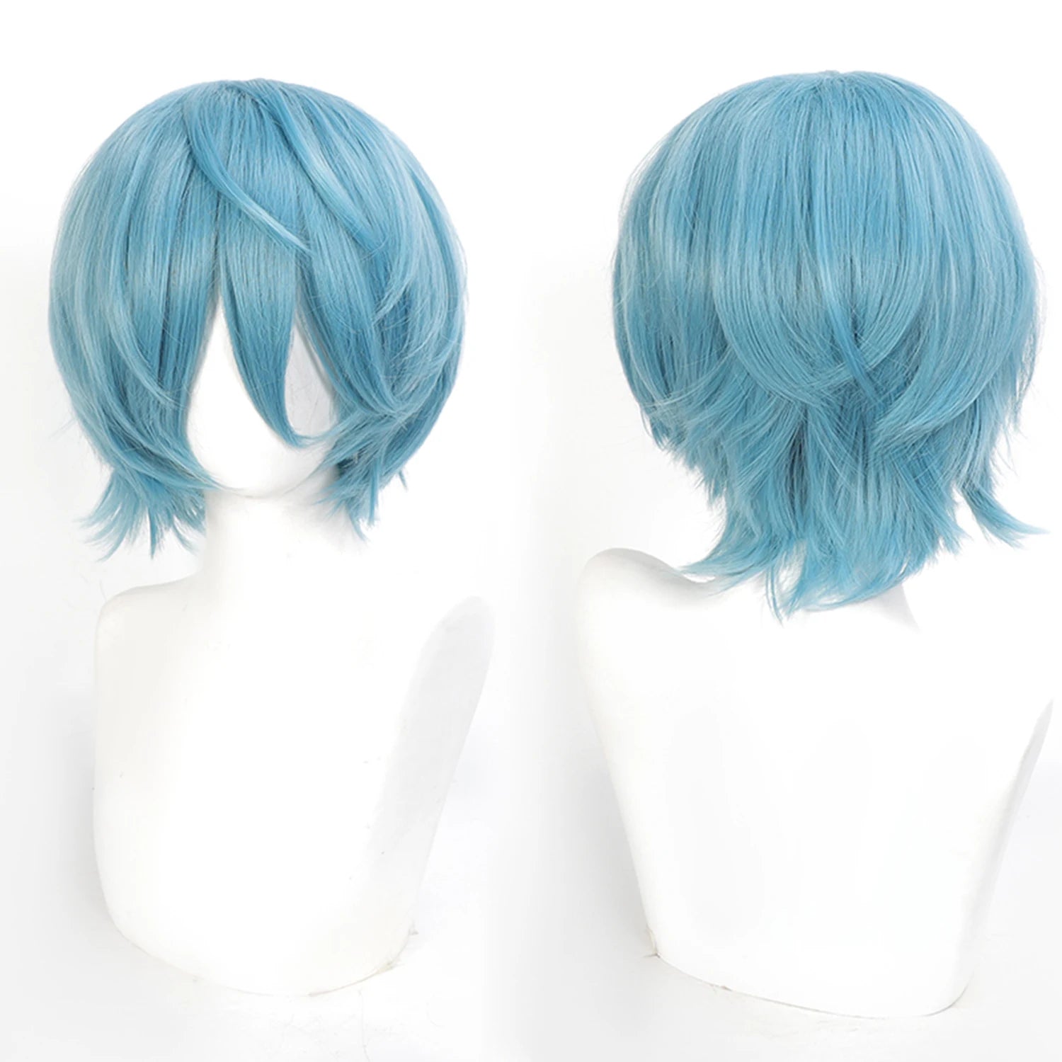 Short Synthetic Wig with Air Bangs
