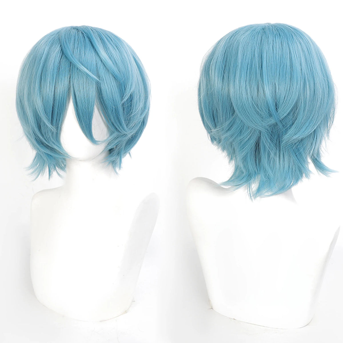 Short Synthetic Wig with Air Bangs