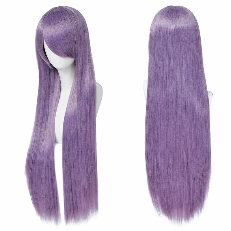 Long Synthetic Wig w Bangs