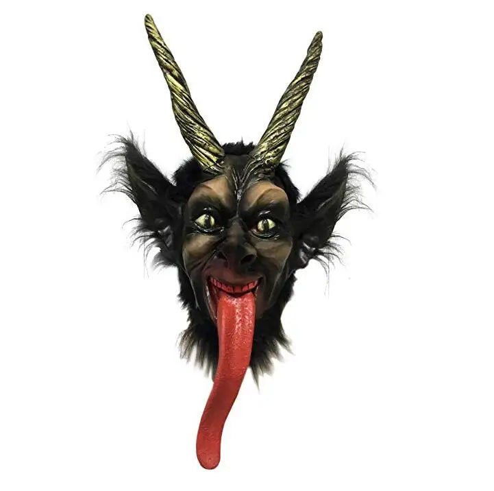 Demonic goat latex mask