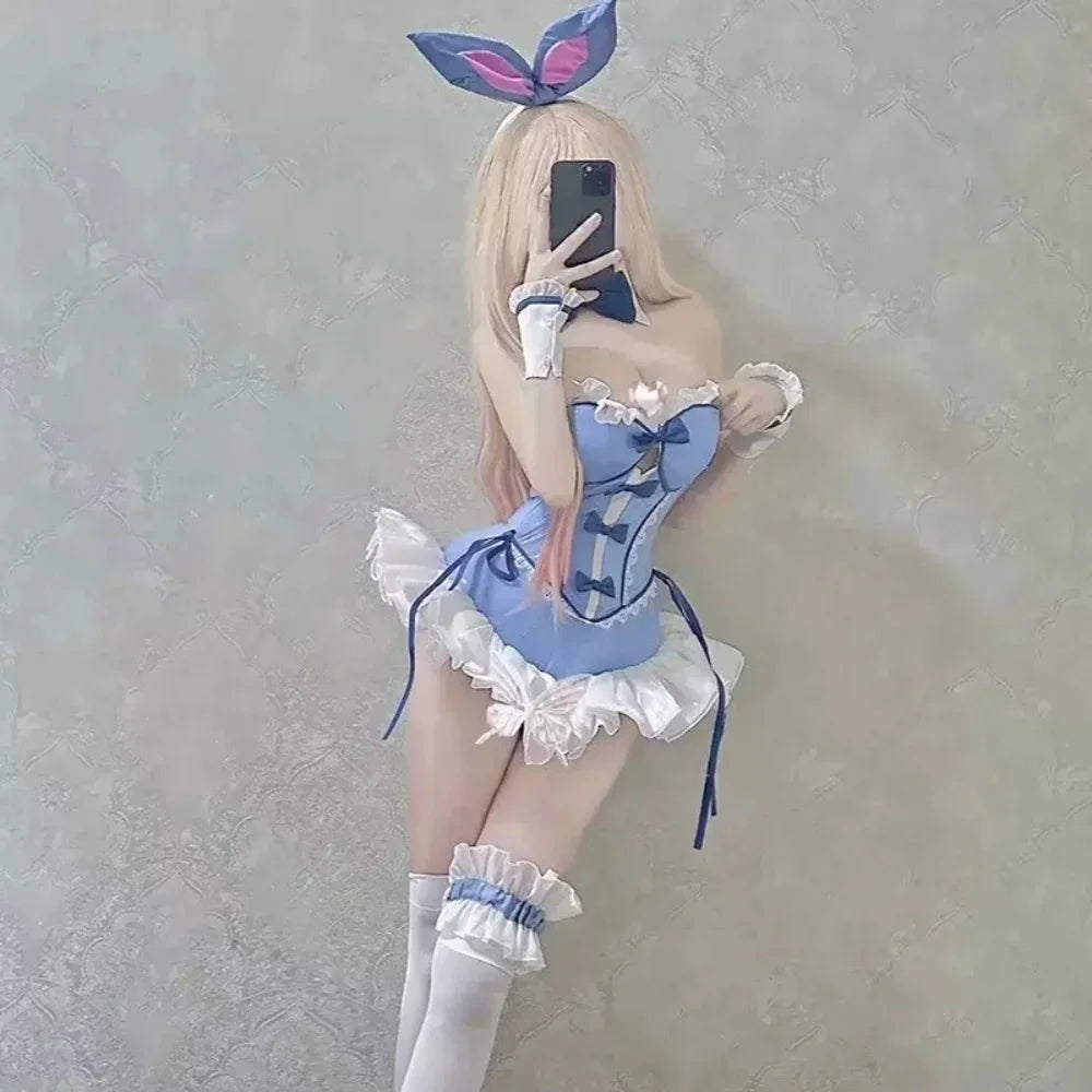 Sexy blue bunny