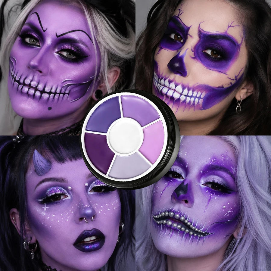 Purple Body Paint 6 colors