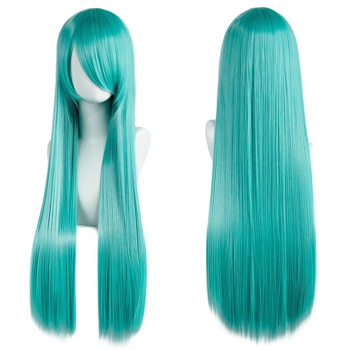Long Synthetic Wig w Bangs