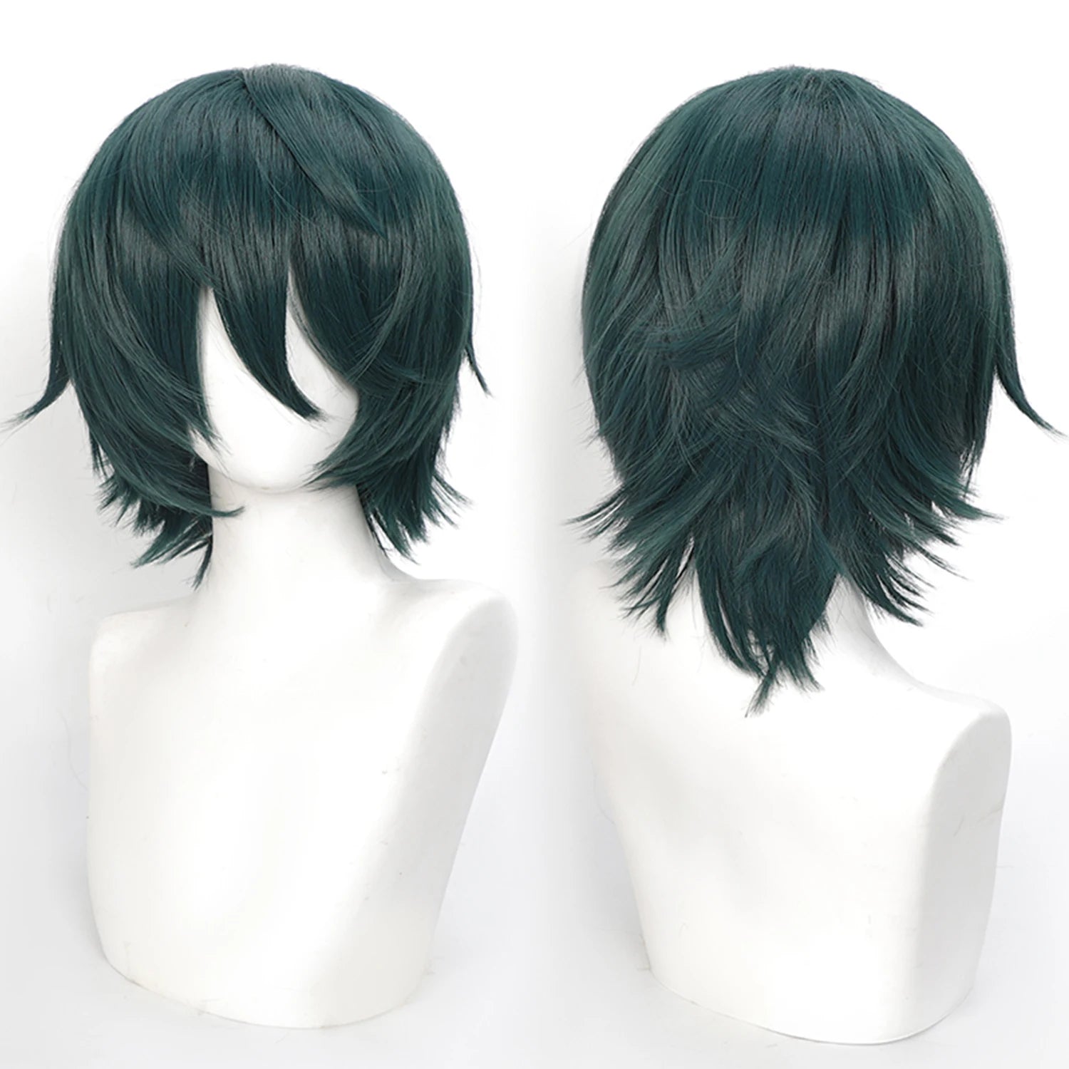 Short Synthetic Wig with Air Bangs