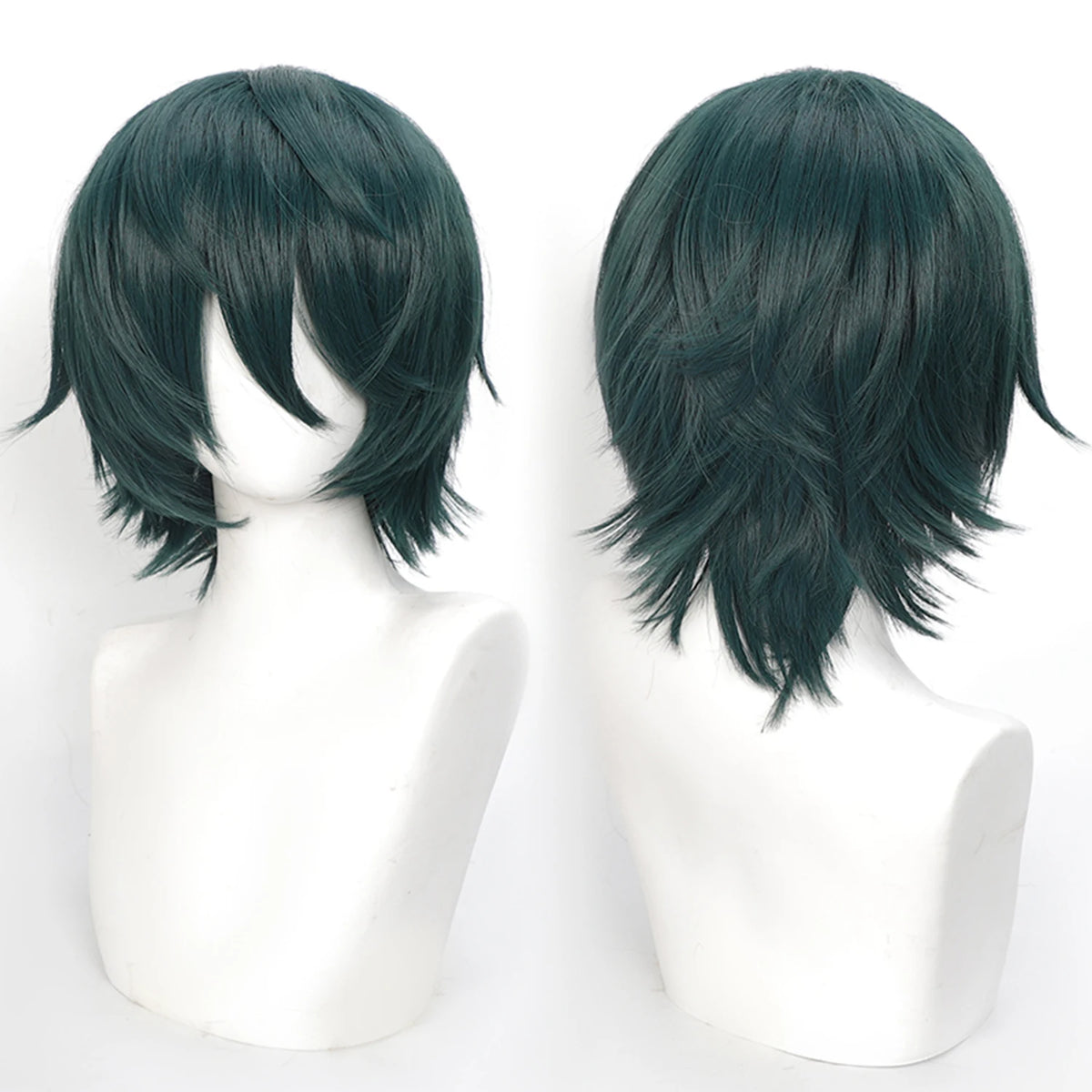 Short Synthetic Wig with Air Bangs