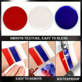 White Blue Red  Oil Body Paint