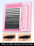 Lash Clusters Kit Fluffy Individual Lashes C Curl