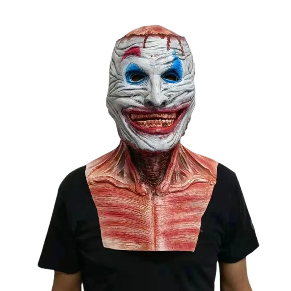 Degloved clown mask