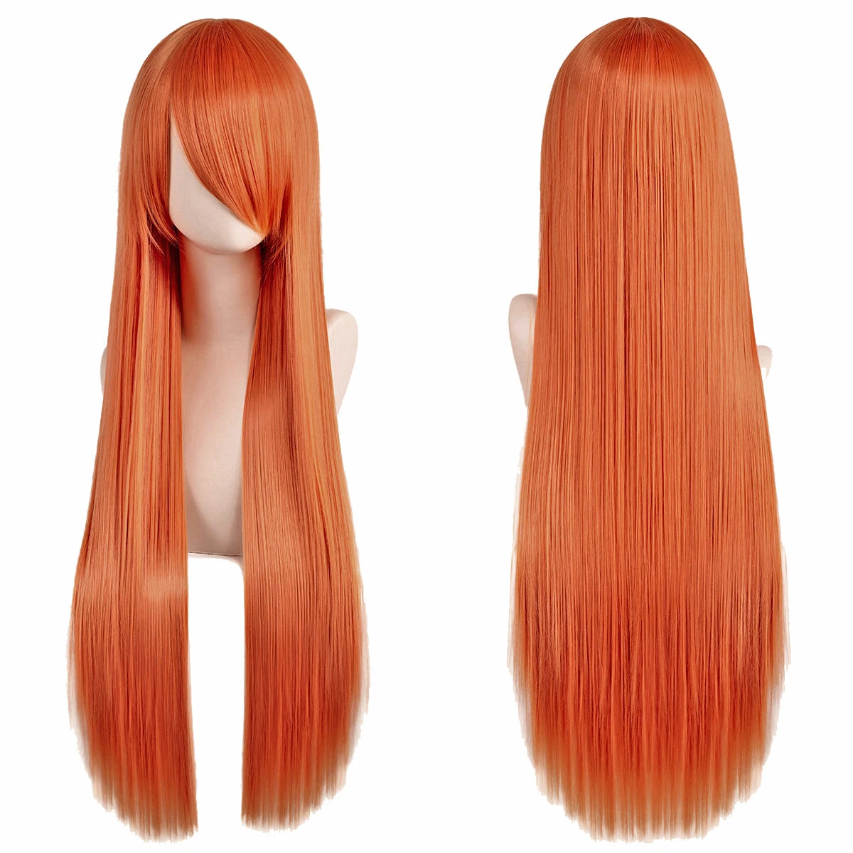 Long Synthetic Wig w Bangs